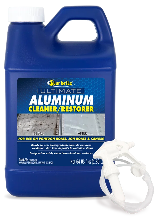 087764 – STAR BRITE Bilge Cleaner, Use To Clean And Restore Stained/ Dull Aluminum Pontoon Boats/ Jon Boats/ Canoes 6...